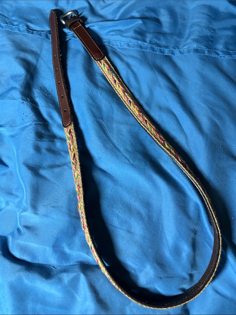 Braided Multi-Color Belt